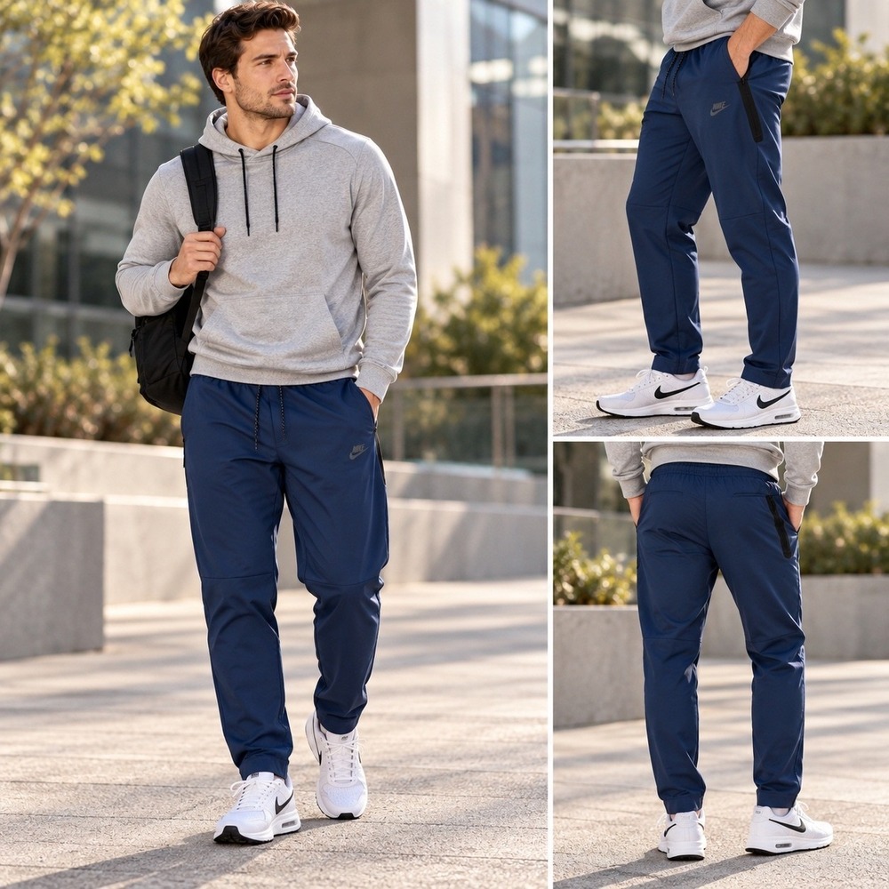 Nike Tech Essentials Commuter Pants Mens XL Midnight Navy DH4224-410 Woven